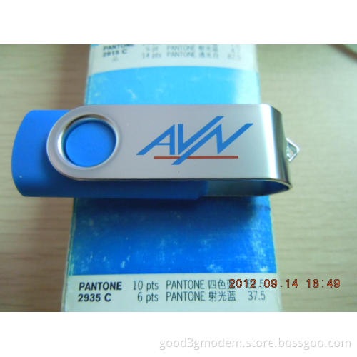 Hot OEM Custom Logo Promotional Gifts Swivel USB Flash Drive